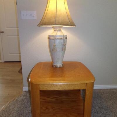LOT 6  LAMP AND END TABLE