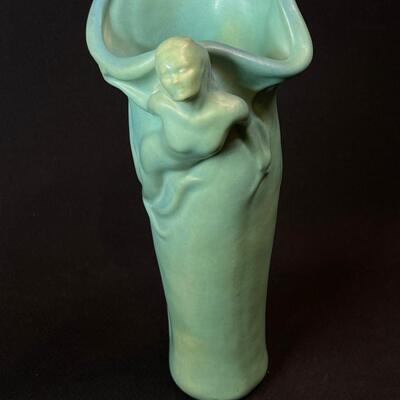 Monumental Figural Nude Van Briggle Vase rare