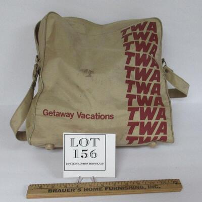 Vintage TWA Travel Bag