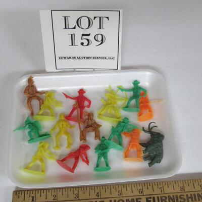 Lot of Plastic Cowboys and Indians and a Mastadon
