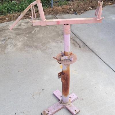 Lot 12: Vintage 39" Metalworking Stand