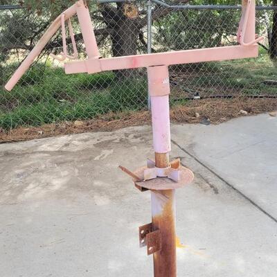 Lot 12: Vintage 39" Metalworking Stand