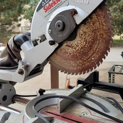 Lot 29: DELTA SIDEKICK 10" Sliding Compound Miter Saw WORKS 