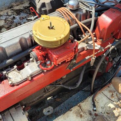 Lot 32: Vintage SPORTSMAN Boat feat. MERCRUISER Engine w/ HOLLEY Carb w/ Trailer (CLEAN TRAILER TITLE Ready to Transfer)