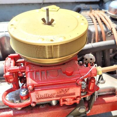 Lot 32: Vintage SPORTSMAN Boat feat. MERCRUISER Engine w/ HOLLEY Carb w/ Trailer (CLEAN TRAILER TITLE Ready to Transfer)