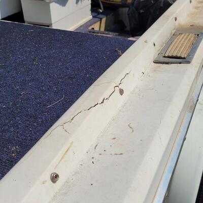 Lot 32: Vintage SPORTSMAN Boat feat. MERCRUISER Engine w/ HOLLEY Carb w/ Trailer (CLEAN TRAILER TITLE Ready to Transfer)