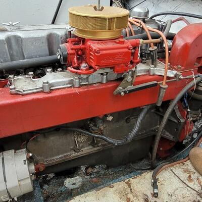 Lot 32: Vintage SPORTSMAN Boat feat. MERCRUISER Engine w/ HOLLEY Carb w/ Trailer (CLEAN TRAILER TITLE Ready to Transfer)