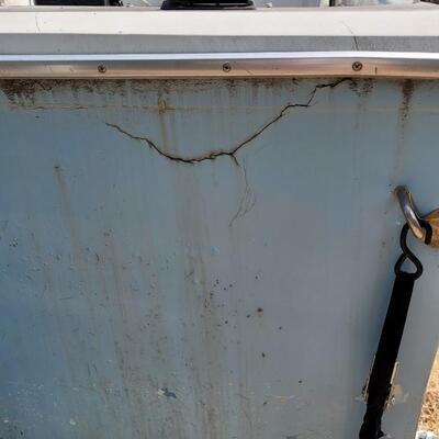 Lot 32: Vintage SPORTSMAN Boat feat. MERCRUISER Engine w/ HOLLEY Carb w/ Trailer (CLEAN TRAILER TITLE Ready to Transfer)