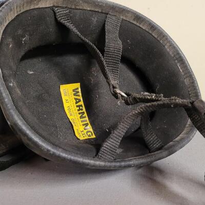 Lot 41: (3) Black Shell Motorcycle Helmets 