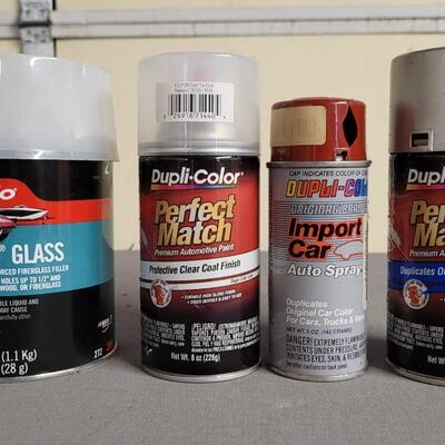 Lot 44: Assorted 90%+ Automotive Care Bundle (Paint and Bondo)