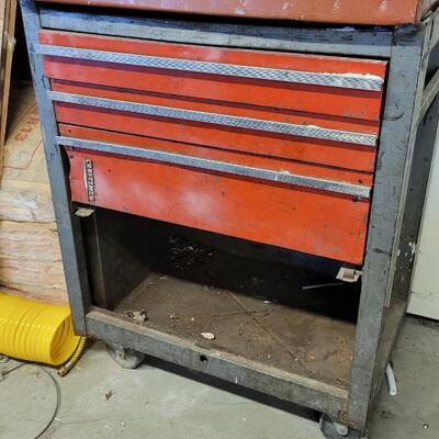 Lot 46: Vintage CRAFTSMAN Tool Box w/ 3 Trays