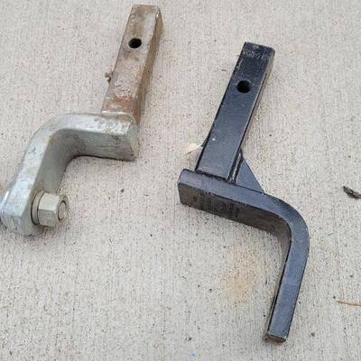 Lot 51: (2) Automotive Tow Hitches (1 w/ Ball)