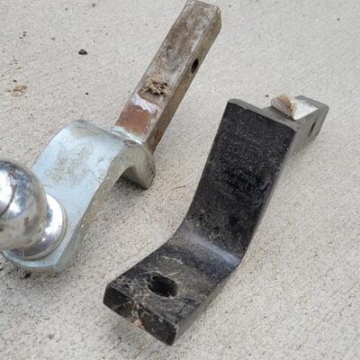 Lot 51: (2) Automotive Tow Hitches (1 w/ Ball)