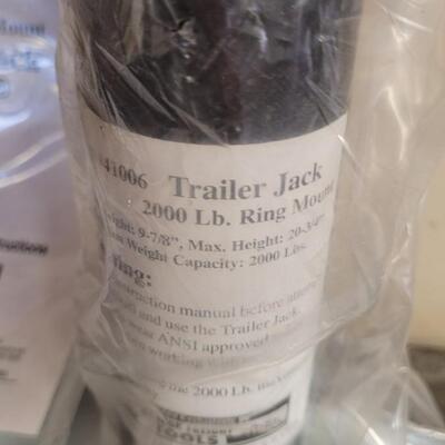 Lot 57: New 2000lb. Ring Mount Trailer Jack