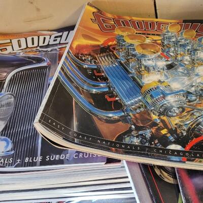 Lot 58: Huge Pile of Assorted Hot Rod and Motorcycle Magazines 