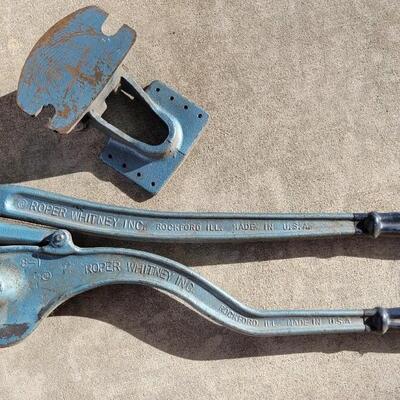 Lot 59: Vintage ROPER WHITNEY Hand Punch Kit