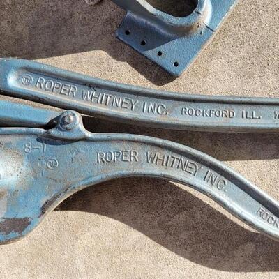 Lot 59: Vintage ROPER WHITNEY Hand Punch Kit