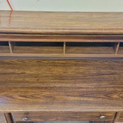 Lot 65: Vintage Roll Top Desk 42" x 20" x 48"