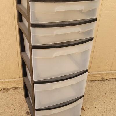 Lot 66: Plastic Storage Organizer 4-Drawer