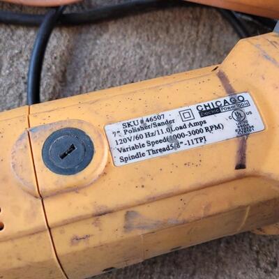 Lot 71: (2) Vintage CHICAGO Polisher SanderS 