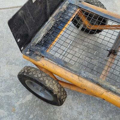 Lot 74: Vintage Painters Rolling Tool Cart