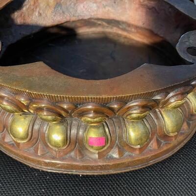 Large Gilded Bronze Seated Buddha on Lotus Base Amazing!