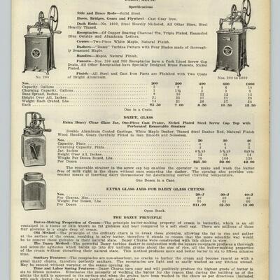 1 Gallon Dazey Butter Churn