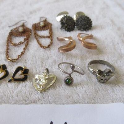 Earrings, Rings, Pendant