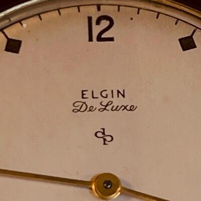 Vintage ELGIN DELUXE Pocket Watch 17 Jewel Model 5