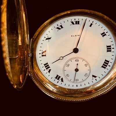 Antique ELGIN 20 Year Hunting Case Pocket Watch