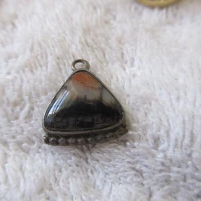 Sterling and Dendrite Agate Pendant, Pendants, Pins, Necklace