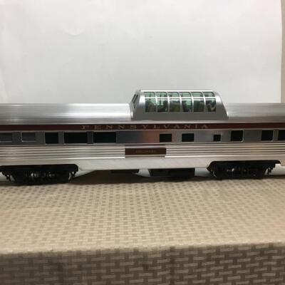 AristoCraft G scale Pennsylvania Delaware & Manhattan Transfer dome-liner passenger coach Train Cars