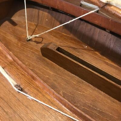 Antique Gaff Rig Wooden Boat
