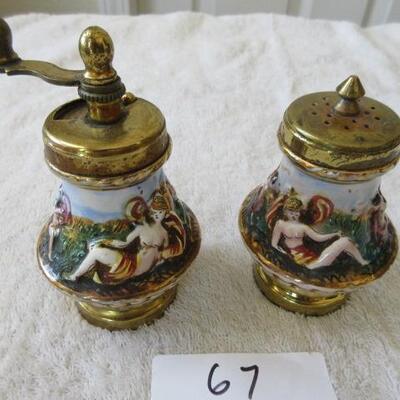 Capo DiMonte Style Salt and Pepper