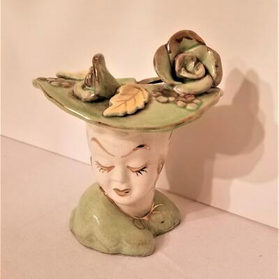 Lot #1  Vintage Head Vase
