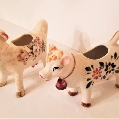 Lot #7  Two Vintage Moo-Cow Creamers