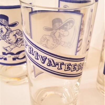 Lot #12  Set of Four Vintage UNO Privateer Drinking Glasses