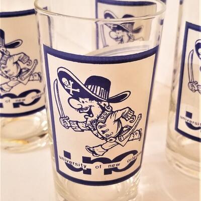 Lot #12  Set of Four Vintage UNO Privateer Drinking Glasses