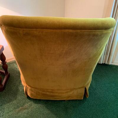 MCM Upholstered Chair/Ottoman and Lamp