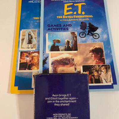 Lot 97: Vintage ET Collectibles, New TV/Bed/Play Tray, Glasses & More