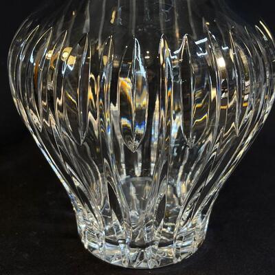 Vintage Waterford Crystal Vase 10 1/4 in Tall Heavy