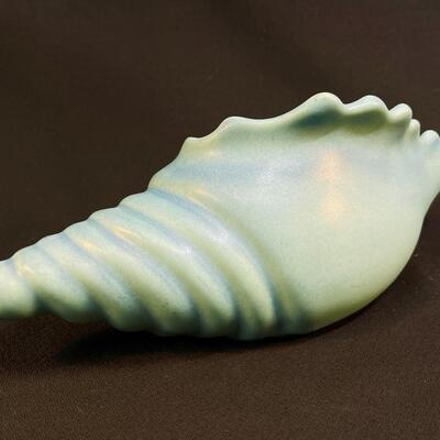 Conch Shell form Van Briggle Vase Ming Turquoise