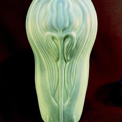 Rare Massive Standing Van Briggle Tulip Vase 1920s