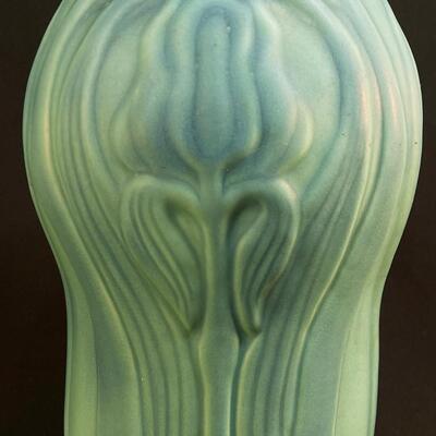 Rare Massive Standing Van Briggle Tulip Vase 1920s