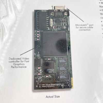 FOCUS ENHANCEMENTS 16-BIT VIDEO CARD FOR MACINTOSH POWERBOOK 5300