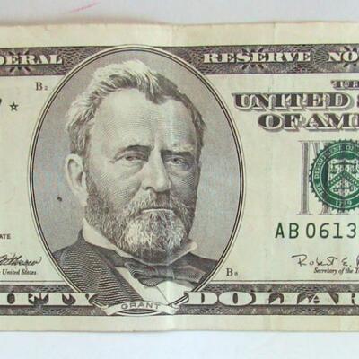 US $50.00 Star Note