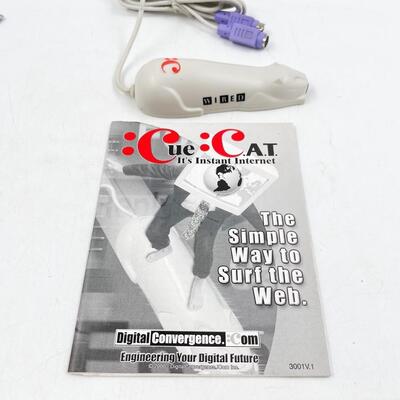 CRQ CUE CAT BARCODE SCANNER & HARDWARE