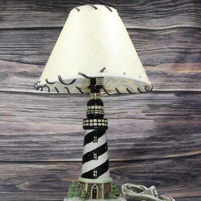 Lighthouse Nautical Themed Tabletop Desk Lamp