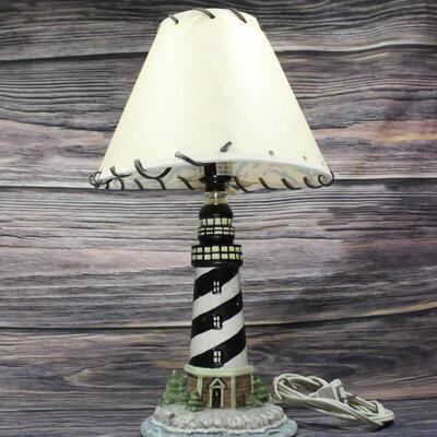 Lighthouse Nautical Themed Tabletop Desk Lamp
