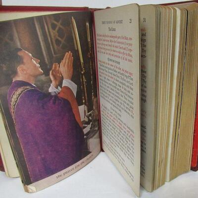 1959 Catholic Priest Copy Missal For All Masses and Days of Obligation, Gold Gilt Edge